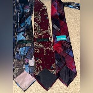 3 NWOT Vintage 615 Collection Ties